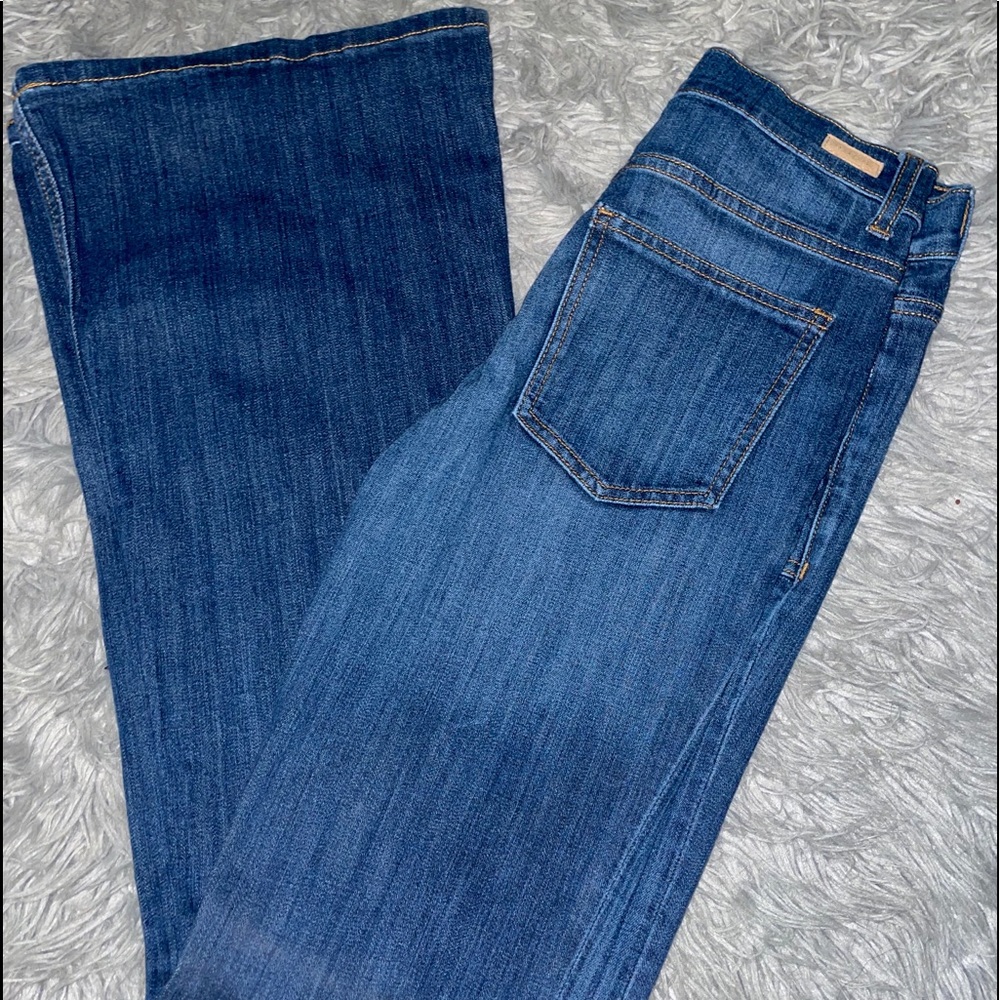 Sneak peek boot cut jeans!